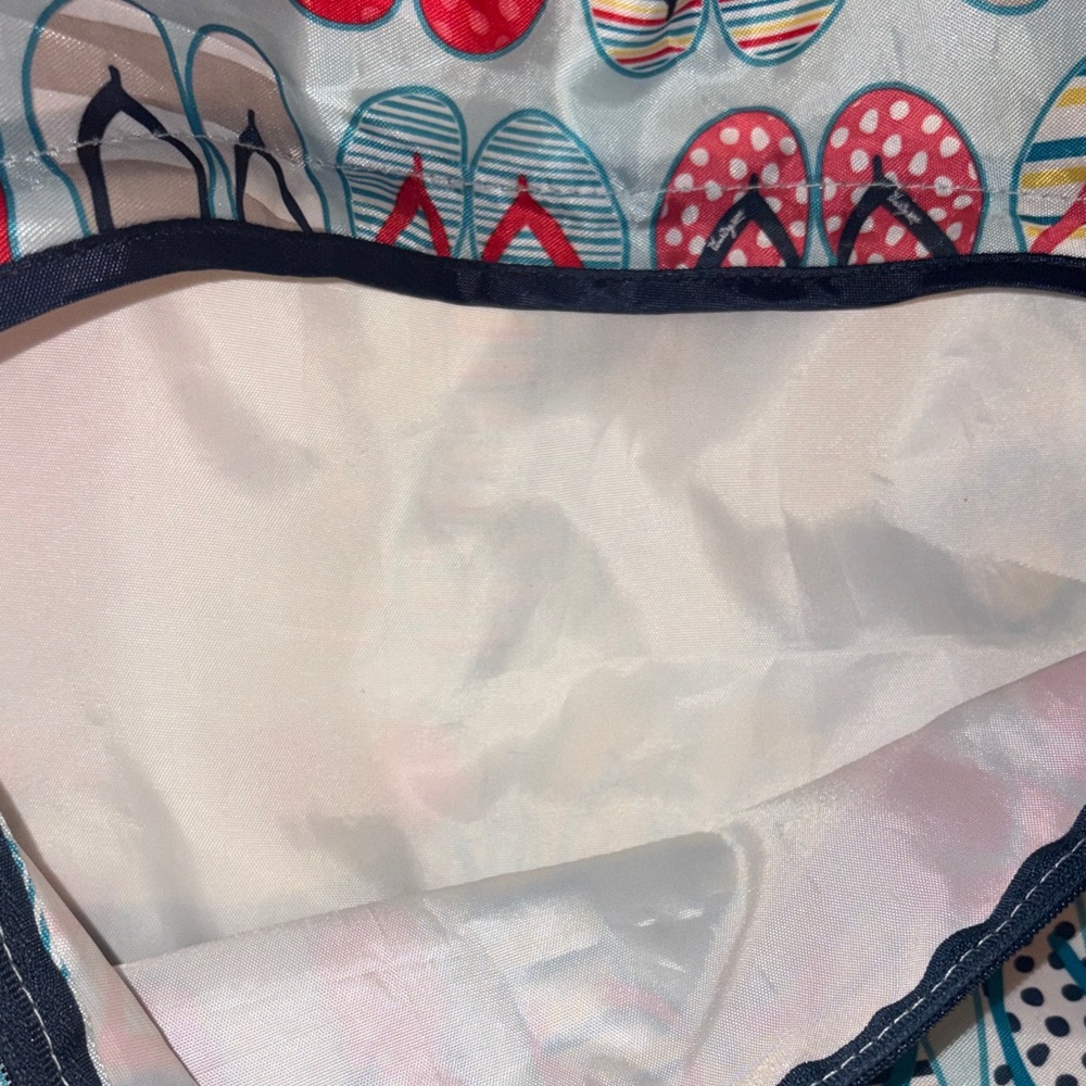 Flip Flop Pattern Drawstring Thirty One Bag - image 5